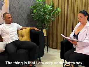 Nympho with big dick goes to therapy with busty sexologist daniela gomez?