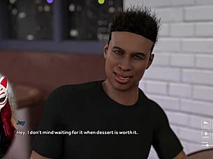 หญิงสาวขี้เล่นใน 3D ชมอัปสเกิร์ตสุดเพลิน