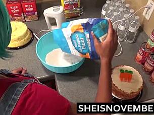 risky public park cum covered milf 😏