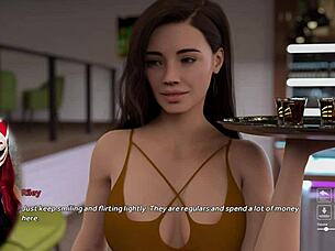 playful fox in 3d upskirt delight