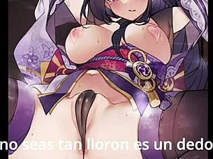 Shogun Raiden Part 2: Femdom JOI CEI in Spanish Anime
