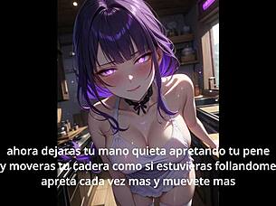 Shogun Raiden Part 2: Femdom JOI CEI in Spanish Anime