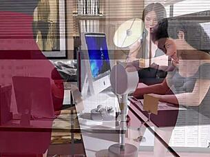 FASHION BUSINESS: Showing ASS to Her BOSS Episode 1 86