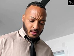 Can Gamer Stepson Handle Riding Stepdad's Black Cock?