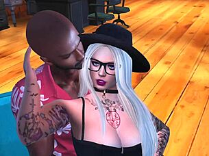 is this the next big pornstar with huge tits and ass in interracial hentai?