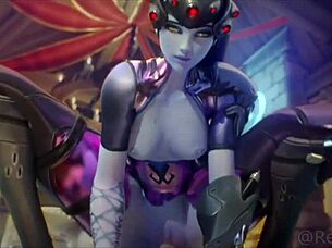 Tifa and friends in HMV Satisfaction Overwatch hentai