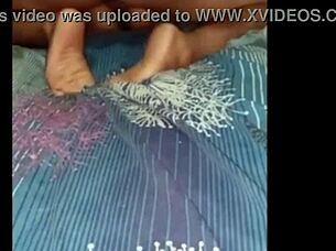 Indonesian aunt cheats with son-in-law after massage, squirting in homemade video part 21