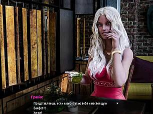 Beautiful 3D animated porn with cowgirl position and double penetration