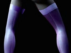 hot blonde dances striptease with music in 3d 😍