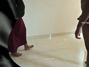 Tamil Maid Sreelatha Sucks Owner's Cock While Wife Is Away