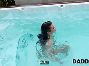 i love showing off my big tits in lingerie for my stepsons friends