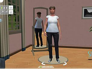 Bearded man performs multiple blowjobs in retro blue film video