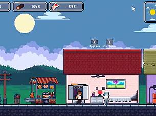 In the deep forest love hotel game, the cute Asian dancer gets multiple creampies