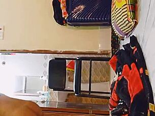 Filmed Passionate Encounter With Cute Asian Maid