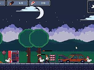 In the deep forest love hotel game, the cute Asian dancer gets multiple creampies