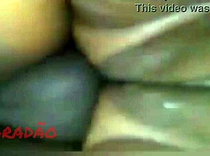 Enjoying intense pleasure through the back with big tits and orgasm