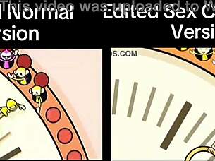 Rhythm Heaven Fever: Original vs Sex Censored Version!