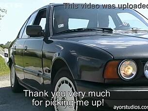 Handsome buddy gets picked up and fucked by porn legend.