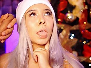 valentina's big ass bounces while she sucks cock deep?