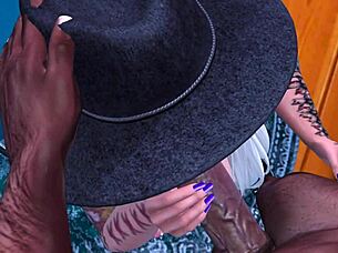 is this the next big pornstar with huge tits and ass in interracial hentai?