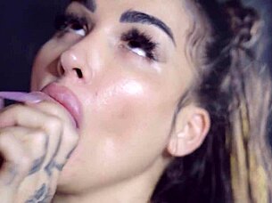 I love riding huge cocks in lingerie and tight pussy sex