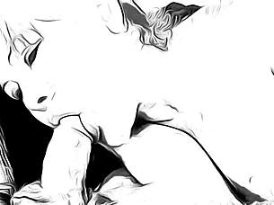 Cartoon Nympho Blowjob Scene