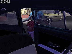 Hot rod dancer alexxa shakes her ass