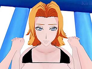 sui-feng soifon and rangiku matsumoto intense sex - bleach hentai