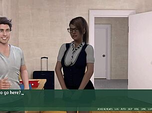 Huge-boobed babes in 3D hentai game 'Pleasure Thieves' go to the university