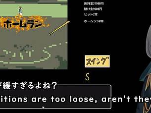 is this crossdressing hentai with baseball bat action?