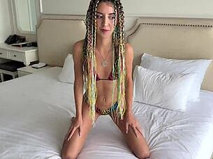 Katty West Gets Anal on the Beach After Magic Cigarette!