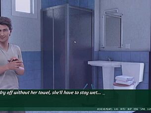 Huge-boobed babes in 3D hentai game 'Pleasure Thieves' go to the university