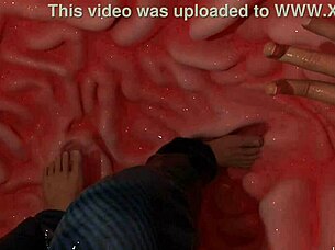 试过凯莉的楼梯肛交挑战吗？带3D女主行动！