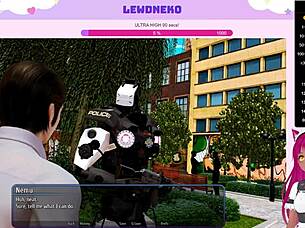 vtuber lewdneko starts playing harem hotel part 1 with maid and dating elements