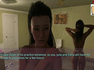 Bold Encounter Between Wife and Stepmother in Cartoon