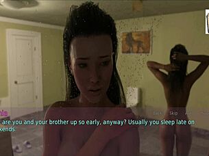 Bold Encounter Between Wife and Stepmother in Cartoon