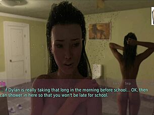 Bold Encounter Between Wife and Stepmother in Cartoon