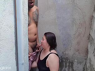 Filipina milf bathing outside gets bold fucking from uncle