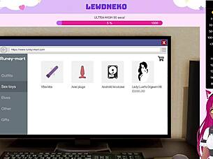 vtuber lewdneko starts playing harem hotel part 1 with maid and dating elements