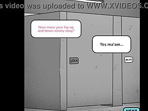 Teach me sex, MILF janitor