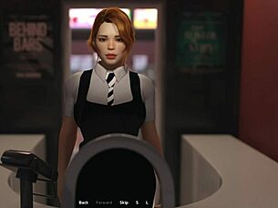 Stepsister watches movie with me in Santa County