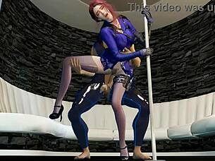 Beauty Officer Gets Hard Fuck Part 02 3D