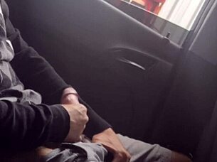 Risky street masturbation for the student who liked my dick.