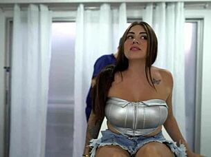 sara fucks her patient hard while the doctor isn't watching