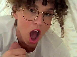 why is stepmom so nasty in front of my friend? she rides and shows her big tits