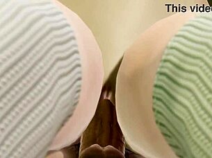 young girl with cursed bra gets fucked in hentai uni 3d animation 😏