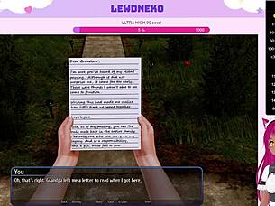 vtuber lewdneko starts playing harem hotel part 1 with maid and dating elements