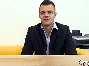 this gay porn shows a large pecker in action, with intense scenes to excite viewers