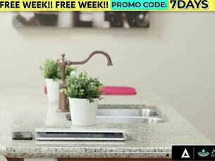 Gorgeous masseuse Gina Valentina rides horny client in steamy nuru massage at his place 😈