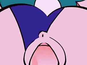 vertical pink hmv with minus 8